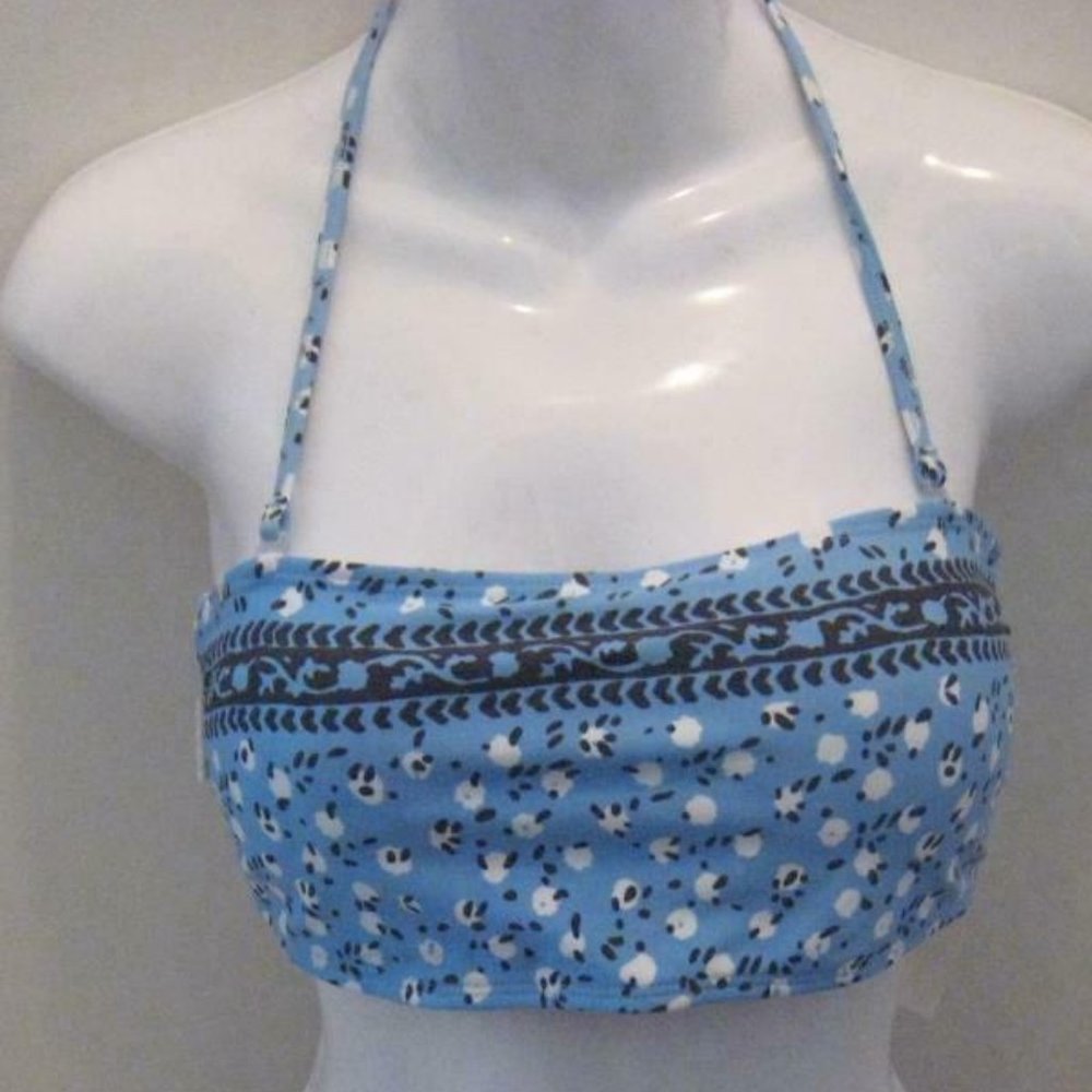 NEW Nautica Blue Womens 2 pc Bikini Swimsuit L